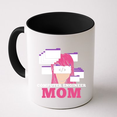 Computer Engineer Mom Coder Coding Programmer Programming Gift Mug