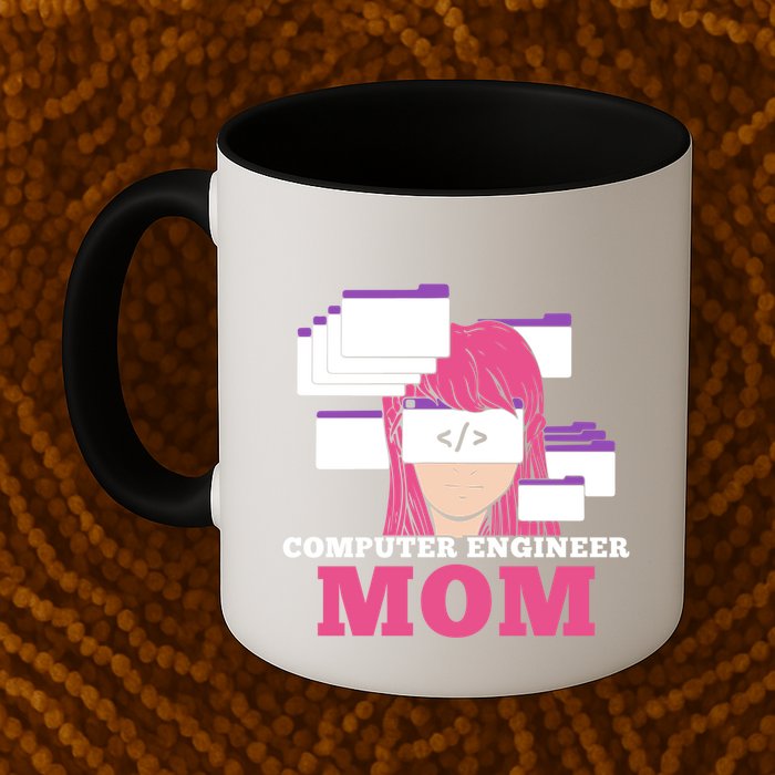 Computer Engineer Mom Coder Coding Programmer Programming Gift Mug