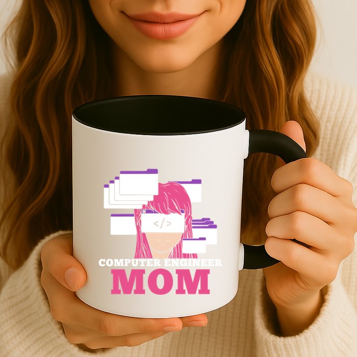 Computer Engineer Mom Coder Coding Programmer Programming Gift Mug