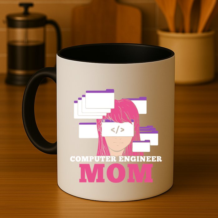 Computer Engineer Mom Coder Coding Programmer Programming Gift Mug