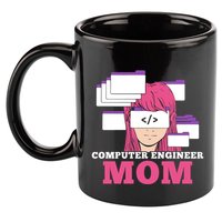 Computer Engineer Mom Coder Coding Programmer Programming Gift 11oz C Handle Ceramic Mug