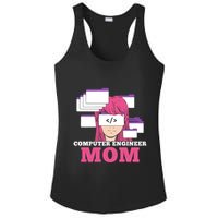 Computer Engineer Mom Coder Coding Programmer Programming Gift Ladies PosiCharge Competitor Racerback Tank