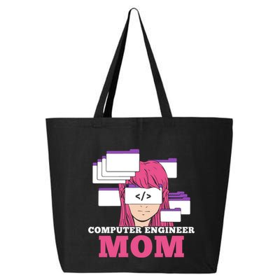 Computer Engineer Mom Coder Coding Programmer Programming Gift 25L Jumbo Tote