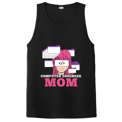 Computer Engineer Mom Coder Coding Programmer Programming Gift PosiCharge Competitor Tank