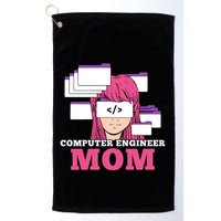 Computer Engineer Mom Coder Coding Programmer Programming Gift Golf Towel