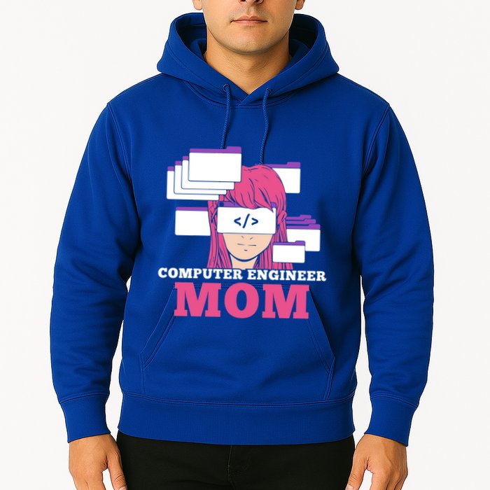 Computer Engineer Mom Coder Coding Programmer Programming Gift Hoodie