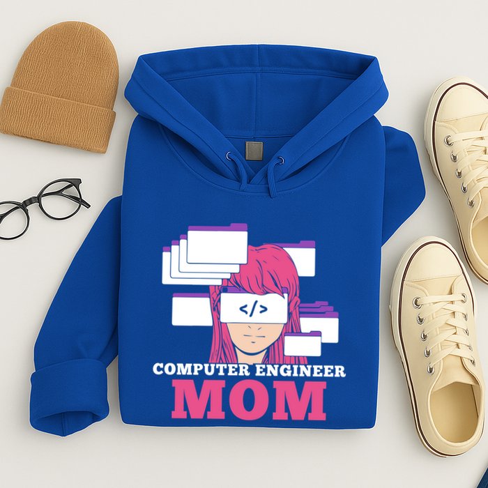 Computer Engineer Mom Coder Coding Programmer Programming Gift Hoodie