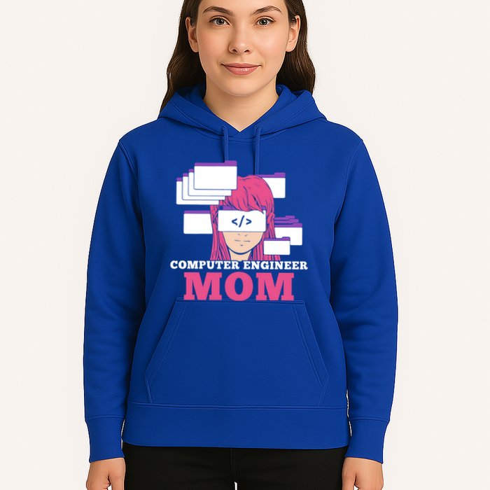 Computer Engineer Mom Coder Coding Programmer Programming Gift Hoodie