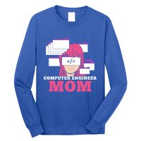 Computer Engineer Mom Coder Coding Programmer Programming Gift Long Sleeve Shirt