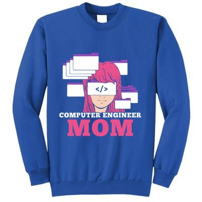 Computer Engineer Mom Coder Coding Programmer Programming Gift Sweatshirt