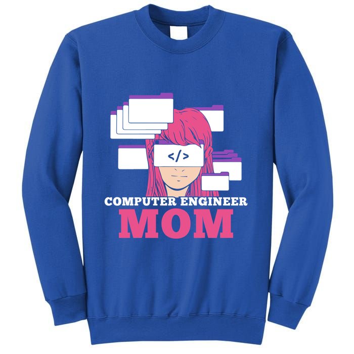 Computer Engineer Mom Coder Coding Programmer Programming Gift Sweatshirt