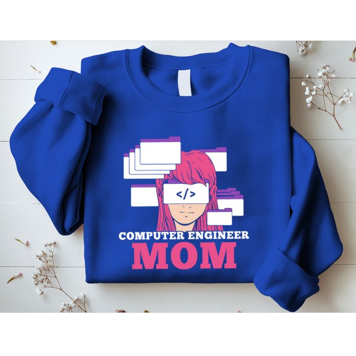 Computer Engineer Mom Coder Coding Programmer Programming Gift Sweatshirt