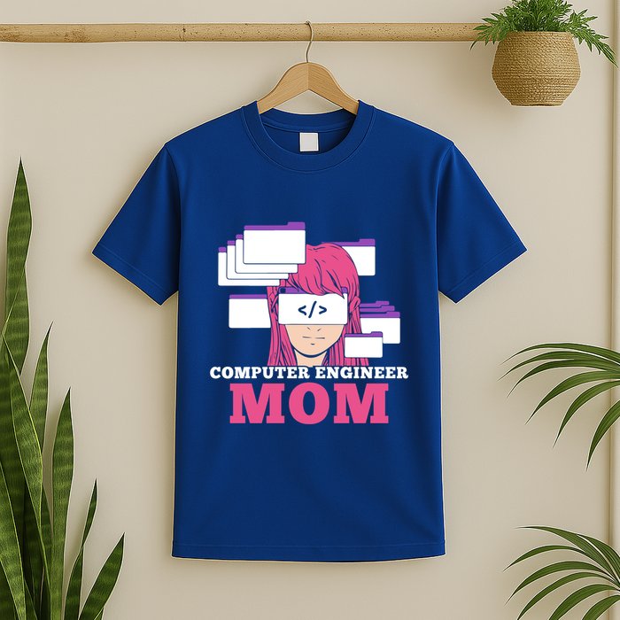 Computer Engineer Mom Coder Coding Programmer Programming Gift T-Shirt