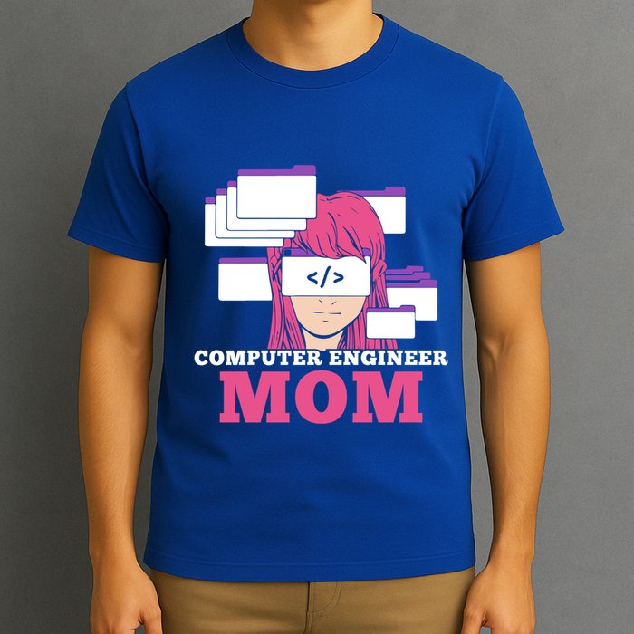 Computer Engineer Mom Coder Coding Programmer Programming Gift T-Shirt