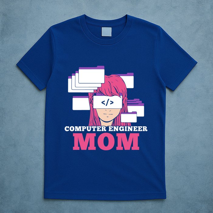Computer Engineer Mom Coder Coding Programmer Programming Gift T-Shirt