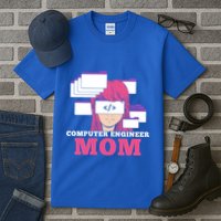 Computer Engineer Mom Coder Coding Programmer Programming Gift Tall T-Shirt