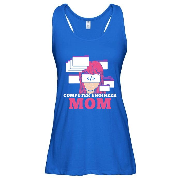 Computer Engineer Mom Coder Coding Programmer Programming Gift Ladies Essential Flowy Tank