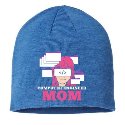 Computer Engineer Mom Coder Coding Programmer Programming Gift Sustainable Beanie