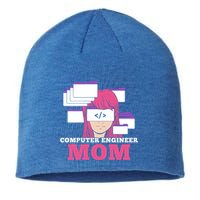 Computer Engineer Mom Coder Coding Programmer Programming Gift Sustainable Beanie