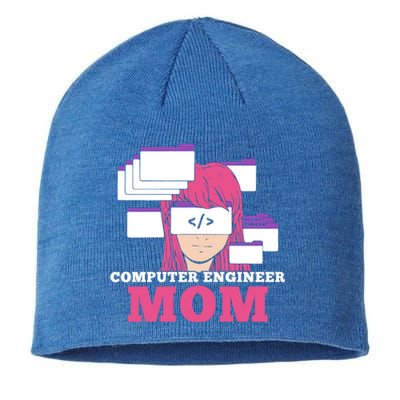 Computer Engineer Mom Coder Coding Programmer Programming Gift Sustainable Beanie