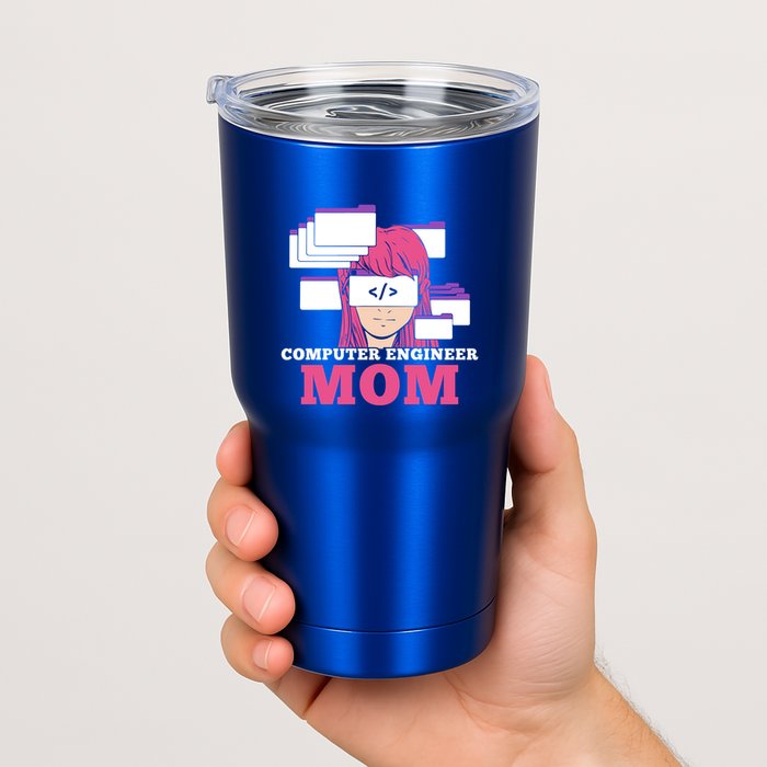 Computer Engineer Mom Coder Coding Programmer Programming Gift Tumbler