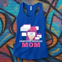 Computer Engineer Mom Coder Coding Programmer Programming Gift Womens Tank Top