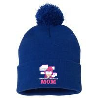 Computer Engineer Mom Coder Coding Programmer Programming Gift Pom Pom 12in Knit Beanie