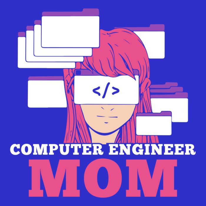 Computer Engineer Mom Coder Coding Programmer Programming Gift Stripe Pom Pom Beanie
