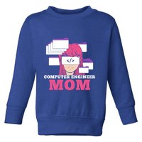 Computer Engineer Mom Coder Coding Programmer Programming Gift Toddler Sweatshirt