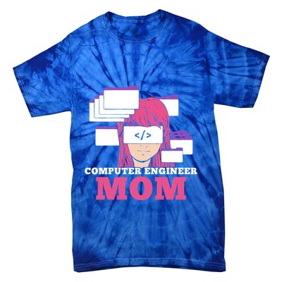 Computer Engineer Mom Coder Coding Programmer Programming Gift Tie-Dye T-Shirt