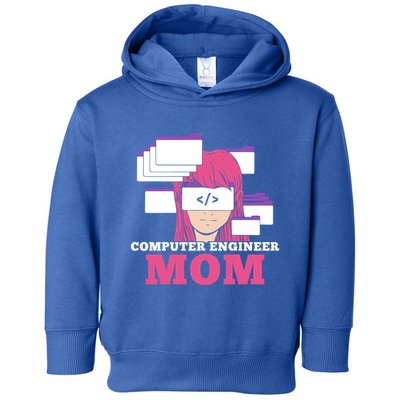 Computer Engineer Mom Coder Coding Programmer Programming Gift Toddler Hoodie