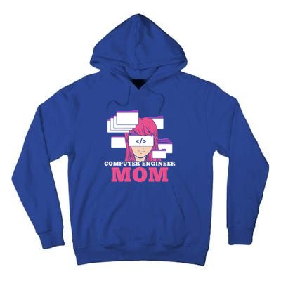 Computer Engineer Mom Coder Coding Programmer Programming Gift Tall Hoodie