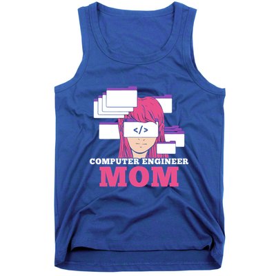 Computer Engineer Mom Coder Coding Programmer Programming Gift Tank Top