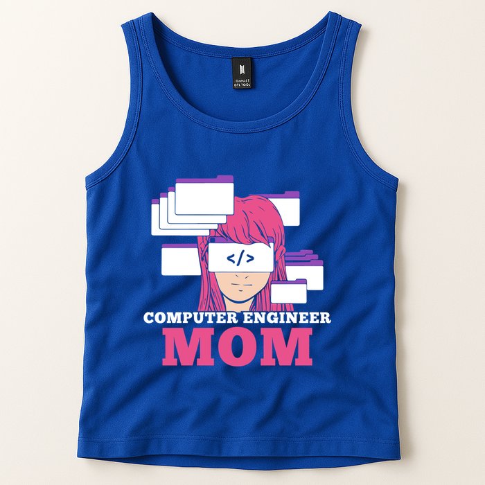 Computer Engineer Mom Coder Coding Programmer Programming Gift Tank Top
