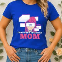 Computer Engineer Mom Coder Coding Programmer Programming Gift Womens T-Shirt