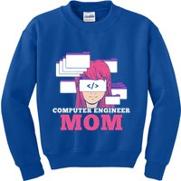 Computer Engineer Mom Coder Coding Programmer Programming Gift Kids Sweatshirt