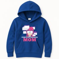 Computer Engineer Mom Coder Coding Programmer Programming Gift Kids Hoodie