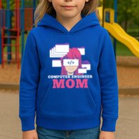 Computer Engineer Mom Coder Coding Programmer Programming Gift Kids Hoodie