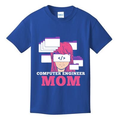 Computer Engineer Mom Coder Coding Programmer Programming Gift Kids T-Shirt