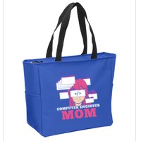 Computer Engineer Mom Coder Coding Programmer Programming Gift Zip Tote Bag