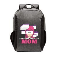 Computer Engineer Mom Coder Coding Programmer Programming Gift Vector Backpack