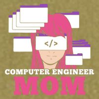 Computer Engineer Mom Coder Coding Programmer Programming Gift Garment-Dyed Women's Muscle Tee