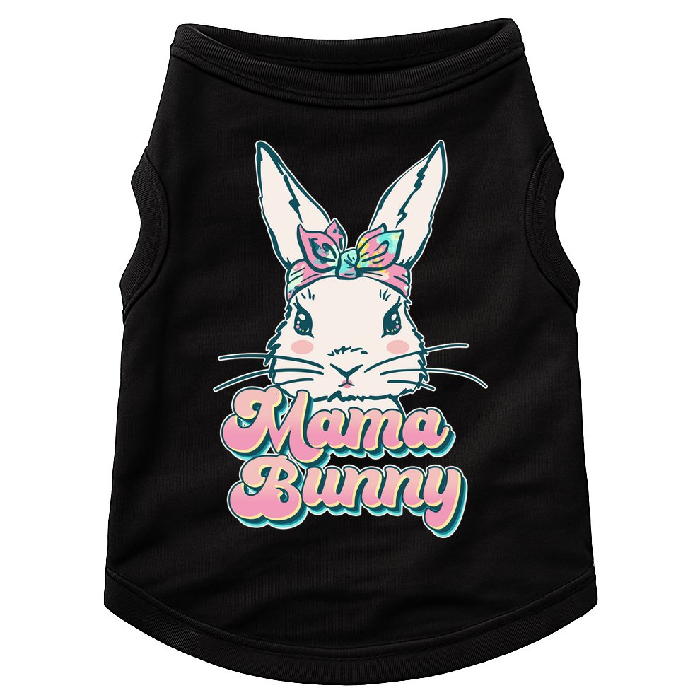 Cute Easter Mama Bunny Doggie Tank