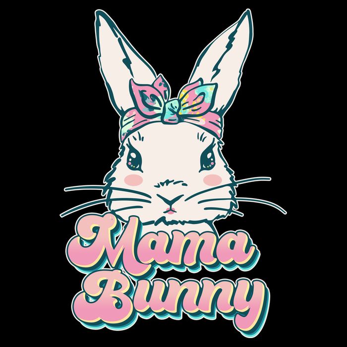 Cute Easter Mama Bunny Doggie Tank
