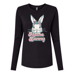 Cute Easter Mama Bunny Womens Cotton Relaxed Long Sleeve T-Shirt