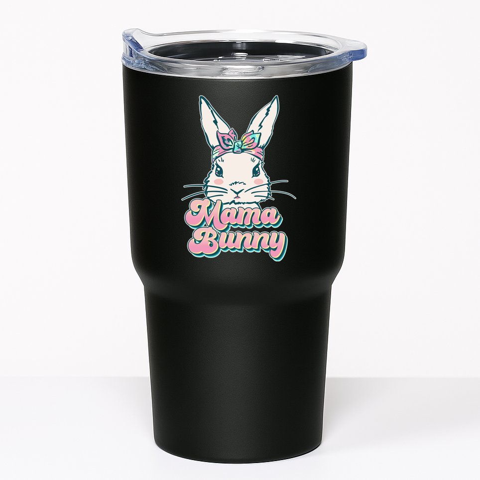 Cute Easter Mama Bunny Tumbler