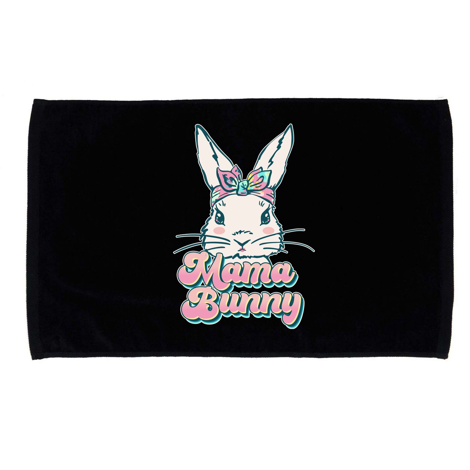 Cute Easter Mama Bunny Microfiber Hand Towel