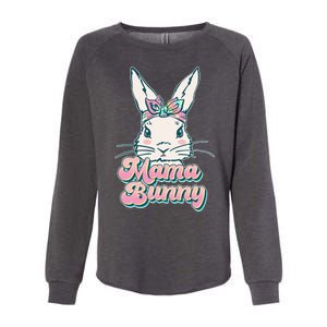 Cute Easter Mama Bunny Womens California Wash Sweatshirt