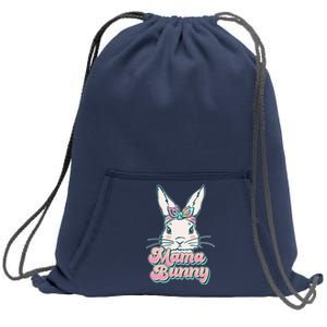 Cute Easter Mama Bunny Sweatshirt Cinch Pack Bag