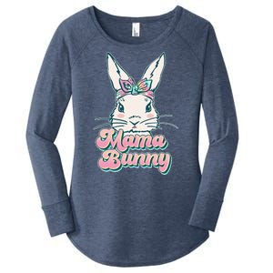 Cute Easter Mama Bunny Women's Perfect Tri Tunic Long Sleeve Shirt